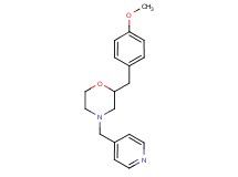 2-(4-methoxybenzyl)-4-(4-pyridinylmethyl)morpholine
