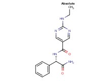 N-[(1S)-2-amino-2-oxo-1-phenylethyl]-2-(ethylamino)-5-pyrimidinecarboxamide