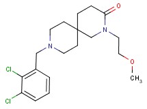 9-(2,3-dichlorobenzyl)-2-(2-methoxyethyl)-2,9-diazaspiro[5.5]undecan-3-one
