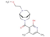 3-{[rel-(1R,5R)-6-(2-methoxyethyl)-3,6-diazabicyclo[3.2.2]non-3-yl]carbonyl}-4,6-dimethyl-2-pyridinol