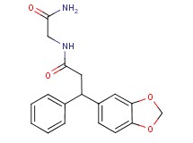 N-(2-amino-2-oxoethyl)-3-(1,3-benzodioxol-5-yl)-3-phenylpropanamide