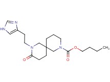 butyl 8-[2-(1H-imidazol-4-yl)ethyl]-9-oxo-2,8-diazaspiro[5.5]undecane-2-carboxylate