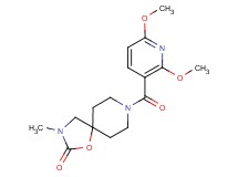 8-[(2,6-dimethoxypyridin-3-yl)carbonyl]-3-methyl-1-oxa-3,8-diazaspiro[4.5]decan-2-one