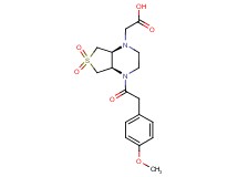 [(4aR*,7aS*)-4-[(4-methoxyphenyl)acetyl]-6,6-dioxidohexahydrothieno[3,4-b]pyrazin-1(2H)-yl]acetic acid