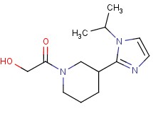 2-[3-(1-isopropyl-1H-imidazol-2-yl)-1-piperidinyl]-2-oxoethanol