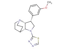 (3R*,3aR*,7aR*)-3-(3-methoxyphenyl)-1-(1,3,4-thiadiazol-2-yl)octahydro-4,7-ethanopyrrolo[3,2-b]pyridine