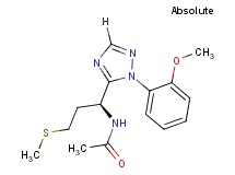 N-[(1S)-1-[1-(2-methoxyphenyl)-1H-1,2,4-triazol-5-yl]-3-(methylthio)propyl]acetamide
