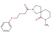 7-methyl-2-(4-phenoxybutanoyl)-2,7-diazaspiro[4.5]decan-6-one
