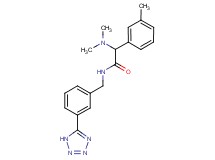 2-(dimethylamino)-2-(3-methylphenyl)-N-[3-(1H-tetrazol-5-yl)benzyl]acetamide