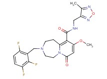 9-methoxy-N-[(4-methyl-1,2,5-oxadiazol-3-yl)methyl]-7-oxo-3-(2,3,6-trifluorobenzyl)-1,2,3,4,5,7-hexahydropyrido[1,2-d][1,4]diazepine-10-carboxamide