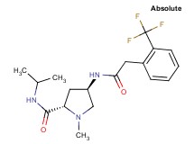 (4R)-N-isopropyl-1-methyl-4-({[2-(trifluoromethyl)phenyl]acetyl}amino)-L-prolinamide