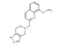 8-methoxy-2-(1,4,6,7-tetrahydro-5H-pyrazolo[4,3-c]pyridin-5-ylmethyl)quinoline trifluoroacetate