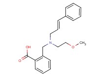 2-({(2-methoxyethyl)[(2E)-3-phenylprop-2-en-1-yl]amino}methyl)benzoic acid
