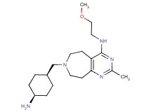 7-[(cis-4-aminocyclohexyl)methyl]-N-(2-methoxyethyl)-2-methyl-6,7,8,9-tetrahydro-5H-pyrimido[4,5-d]azepin-4-amine dihydrochloride