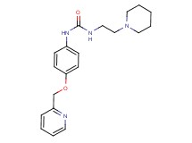 N-(2-piperidin-1-ylethyl)-N'-[4-(pyridin-2-ylmethoxy)phenyl]urea
