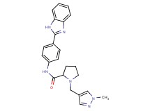 N-[4-(1H-benzimidazol-2-yl)phenyl]-1-[(1-methyl-1H-pyrazol-4-yl)methyl]prolinamide
