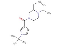 4-[(1-tert-butyl-1H-pyrrol-3-yl)carbonyl]-2-ethyl-1-isopropylpiperazine