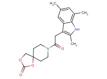 8-[(2,5,7-trimethyl-1H-indol-3-yl)acetyl]-1,3-dioxa-8-azaspiro[4.5]decan-2-one