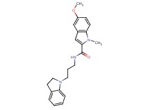 N-[3-(2,3-dihydro-1H-indol-1-yl)propyl]-5-methoxy-1-methyl-1H-indole-2-carboxamide