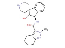 N-[(2R*,3R*)-2-hydroxy-2,3-dihydrospiro[indene-1,4'-piperidin]-3-yl]-2-methyl-4,5,6,7-tetrahydro-2H-indazole-3-carboxamide