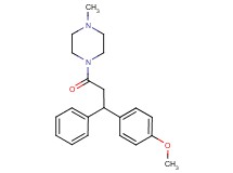1-[3-(4-methoxyphenyl)-3-phenylpropanoyl]-4-methylpiperazine