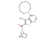 6-(2-azabicyclo[2.2.1]hept-2-ylcarbonyl)-4-(1-azocanyl)-5-methylthieno[2,3-d]pyrimidine