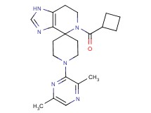 5-(cyclobutylcarbonyl)-1'-(3,6-dimethylpyrazin-2-yl)-1,5,6,7-tetrahydrospiro[imidazo[4,5-c]pyridine-4,4'-piperidine]