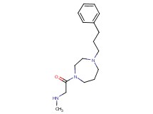N-methyl-2-oxo-2-[4-(3-phenylpropyl)-1,4-diazepan-1-yl]ethanamine