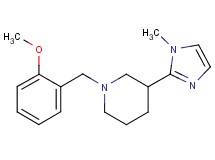 1-(2-methoxybenzyl)-3-(1-methyl-1H-imidazol-2-yl)piperidine