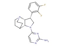 4-[(3R*,3aR*,7aR*)-3-(2,3-difluorophenyl)hexahydro-4,7-ethanopyrrolo[3,2-b]pyridin-1(2H)-yl]pyrimidin-2-amine