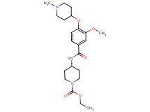 ethyl 4-({3-methoxy-4-[(1-methyl-4-piperidinyl)oxy]benzoyl}amino)-1-piperidinecarboxylate