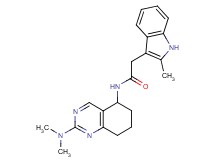 N-[2-(dimethylamino)-5,6,7,8-tetrahydroquinazolin-5-yl]-2-(2-methyl-1H-indol-3-yl)acetamide