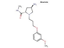 (4R)-4-amino-1-[3-(3-methoxyphenoxy)propyl]-N-methyl-L-prolinamide