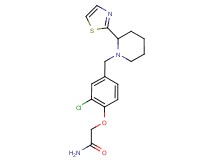 2-(2-chloro-4-{[2-(1,3-thiazol-2-yl)piperidin-1-yl]methyl}phenoxy)acetamide
