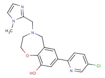 7-(5-chloropyridin-2-yl)-4-[(1-methyl-1H-imidazol-2-yl)methyl]-2,3,4,5-tetrahydro-1,4-benzoxazepin-9-ol