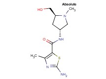 2-amino-N-[(3R,5S)-5-(hydroxymethyl)-1-methylpyrrolidin-3-yl]-4-methyl-1,3-thiazole-5-carboxamide