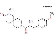 2-methyl-9-(O-methyl-L-tyrosyl)-2,9-diazaspiro[5.5]undecan-3-one