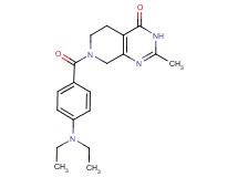7-[4-(diethylamino)benzoyl]-2-methyl-5,6,7,8-tetrahydropyrido[3,4-d]pyrimidin-4(3H)-one
