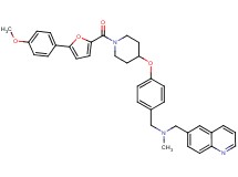 1-[4-({1-[5-(4-methoxyphenyl)-2-furoyl]-4-piperidinyl}oxy)phenyl]-N-methyl-N-(6-quinolinylmethyl)methanamine
