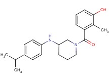 3-({3-[(4-isopropylphenyl)amino]-1-piperidinyl}carbonyl)-2-methylphenol