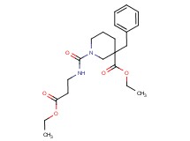 ethyl 3-benzyl-1-{[(3-ethoxy-3-oxopropyl)amino]carbonyl}-3-piperidinecarboxylate