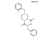 (3R,9aR)-3-benzyl-8-(2-fluorobenzyl)tetrahydro-2H-pyrazino[1,2-a]pyrazine-1,4(3H,6H)-dione