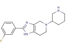 2-(3-fluorophenyl)-5-(3-piperidinyl)-4,5,6,7-tetrahydro-1H-imidazo[4,5-c]pyridine dihydrochloride