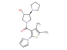 (3'S*,4'S*)-1'-{[4,5-dimethyl-2-(1H-pyrrol-1-yl)-3-thienyl]carbonyl}-1,3'-bipyrrolidin-4'-ol