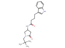N-[1-(2,2-dimethylpropyl)-5-oxopyrrolidin-3-yl]-4-(1H-indol-3-yl)butanamide