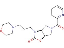 (3aS*,6aR*)-3-(3-morpholin-4-ylpropyl)-5-(pyridin-2-ylcarbonyl)hexahydro-2H-pyrrolo[3,4-d][1,3]oxazol-2-one