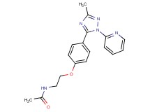N-{2-[4-(3-methyl-1-pyridin-2-yl-1H-1,2,4-triazol-5-yl)phenoxy]ethyl}acetamide