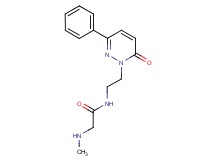 N~2~-methyl-N~1~-[2-(6-oxo-3-phenylpyridazin-1(6H)-yl)ethyl]glycinamide