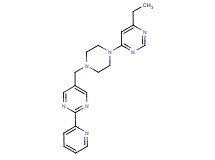5-{[4-(6-ethylpyrimidin-4-yl)piperazin-1-yl]methyl}-2-pyridin-2-ylpyrimidine