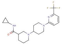 N-cyclopropyl-1'-[6-(trifluoromethyl)pyridin-2-yl]-1,4'-bipiperidine-3-carboxamide